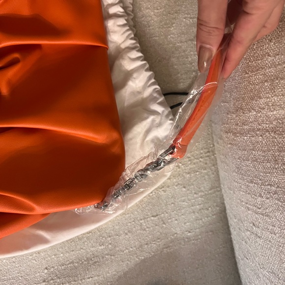 Karl Lagerfeld Bold Orange Clutch
